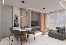 Продается квартира-студия с видом на море 1+0 Aura Ra Block B, Паже, Занзибар, Танзания